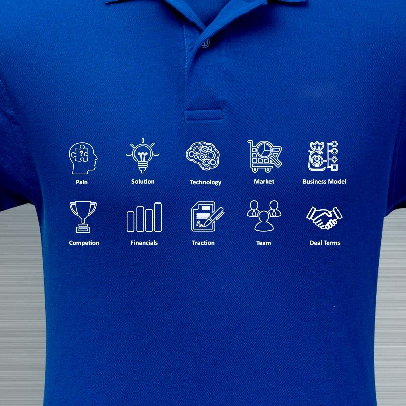 Venture Capitalist's Focus Shirt for effective startup pitches