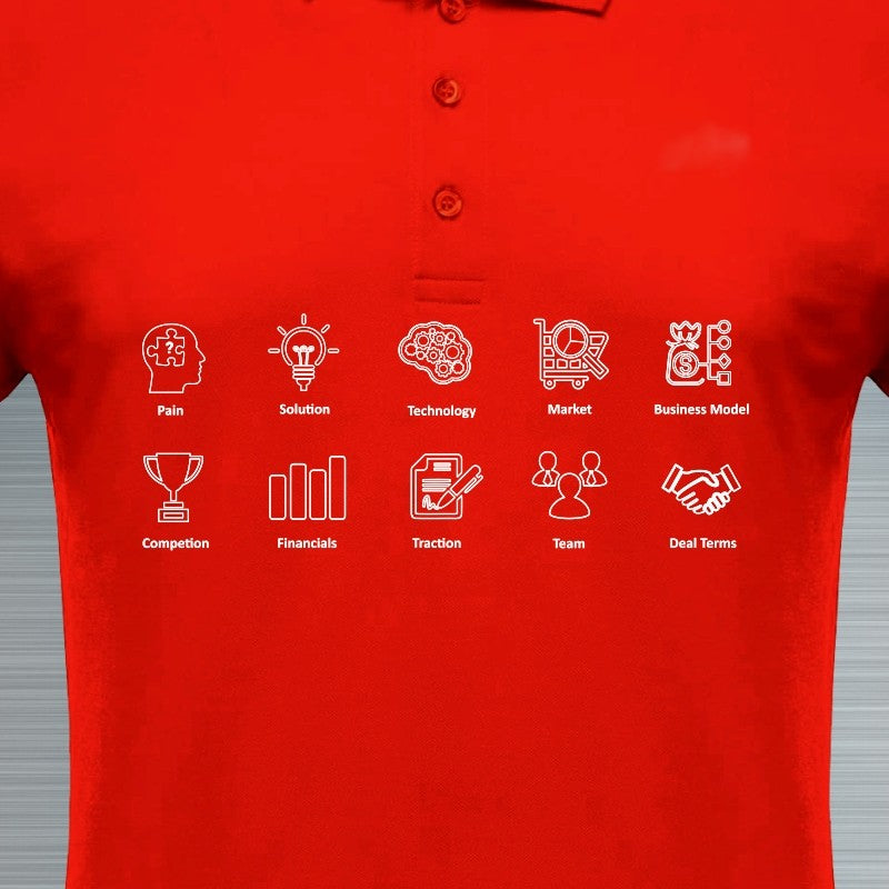 Venture Capitalist's Focus Shirt for effective startup pitches